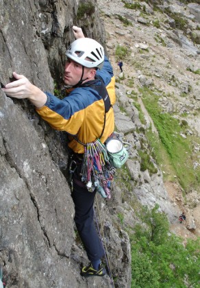 Ben Abell on Cemetery Gates, Dinas Cromlech